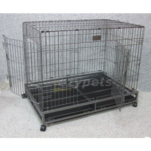 Dog Crates Collapsible on Wheels Vebo Pet Supplies Australia