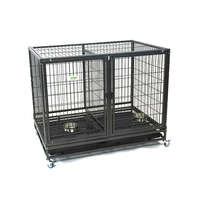 VEBO Metal Tube Stackable Twin Dog Cage (2 sizes)