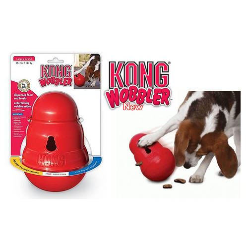 Original KONG Wobbler Treat Dispensing Dog Toy
