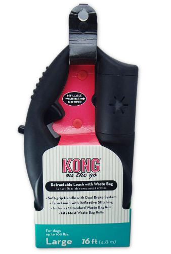 kong dog leash retractable