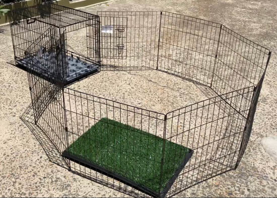 puppy pen to attach to crate