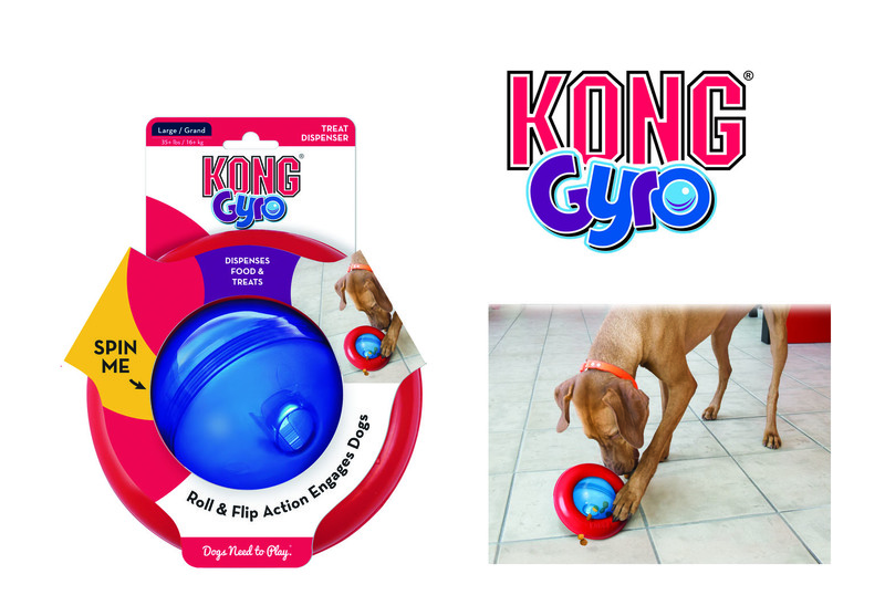 KONG Gyro Treat Dispenser Dog Toy Small Petite for sale online