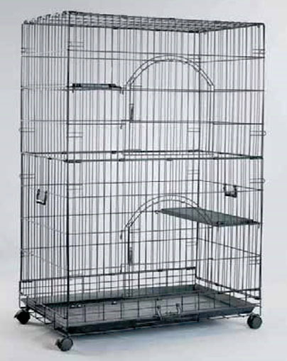 Cat & Kitten Cage for sale | Collapsible 3 Level | Vebo Pet Supplies Sydney  Australia