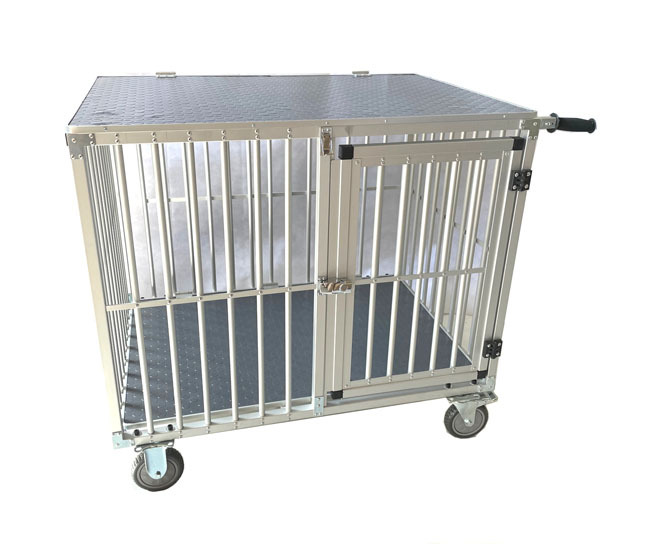 Aluminium Dog Show Trolley Deluxe 1 Berth Vebo Pet Online