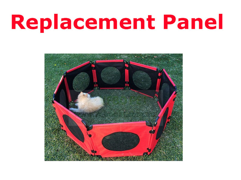 Dog Play Pen Panels Fabric Deluxe Vebo Pet Supplies