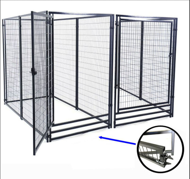 double door kennel panel