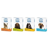 Pack of 6 Sentinel Spectrum all-in-one flea and worm control for dogs (4 sizes)