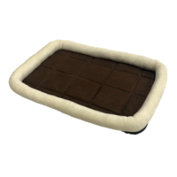 Rectangular Dog Bed with Pillow Edge