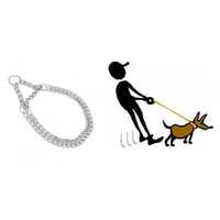 VEBO Martingale Double Chain Choker Dog Collar (7 sizes)