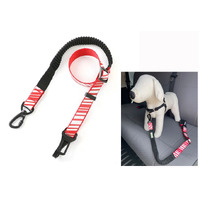 VEBO Shock Absorbing Car Seat Belt Attachment Dog Tether Leash