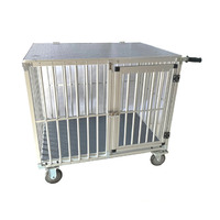 VEBO Deluxe 1 Berth Aluminium Dog Show Trolley (3 Sizes)
