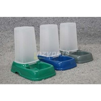 PetsNPals 1.5L Plastic Pet Food or Water Auto Dispenser (2 Pack)