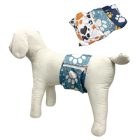 Vebo Washable Male Dog Belly Band / Wrap / Nappie (3 Pack)