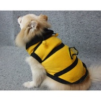 Polar Fleece Bumble Bee Costume Coat for Dogs (6 sizes)