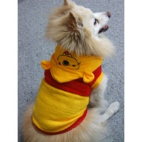Polar Fleece Pooh Costume Coat for Dogs (6 sizes)