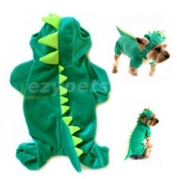 ASONPET Plush Dinosaur Costume Dog Coat (5 sizes)