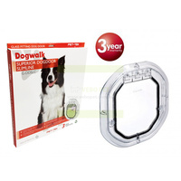 Pet-tek Dogwalk Heavy Duty Pet Dog Door For Glass Fitting (2 sizes)