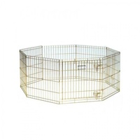 VEBO 8 Panel Metal Wire Outdoor Pet Exercise Play Pen (3 sizes)