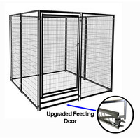 VEBO Deluxe Outdoor Welded Panel Dog Run Kit (Single Door)