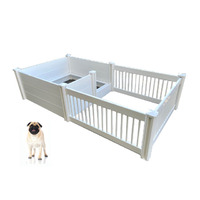 VEBO PVC Whelping Box & Playpen Kit for Dogs (SMALL 100x100cm)