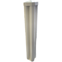 Vertical Corner Post plus Caps [Length: 48cm]