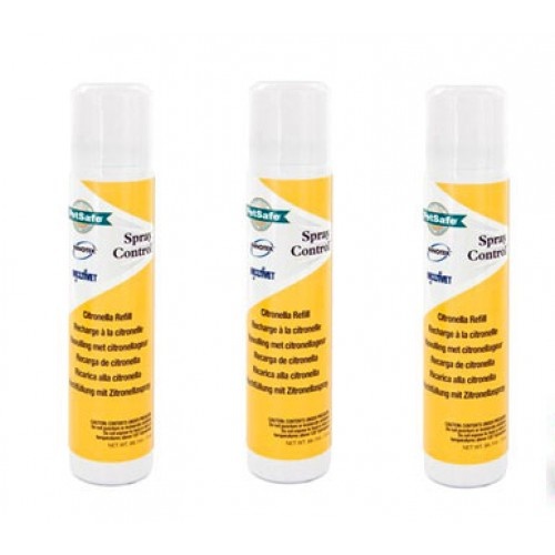 3 x PetSafe Citronella Spray Refill Cans for Anti Bark Collars