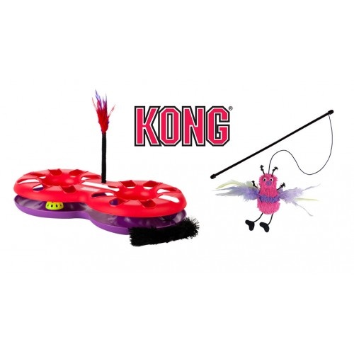 KONG Active 8-track Interactive Cat Toy with BONUS Teaser Toy