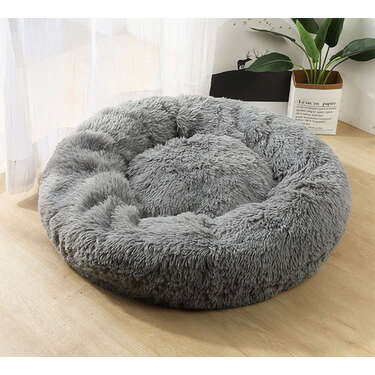 VEBO Plush Calming Dog Bed [Size: Small]