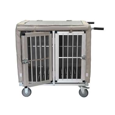 Canvas Cover for VEBO Deluxe Dog Show Trolley Taupe (Medium)