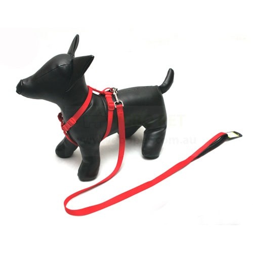 VEBO Roman Dog Cat Harness and Leash Set (XLarge | Black)