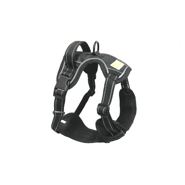 VEBO Double Tethered Anti-Pulling Padded Dog Harness [Size: Small]