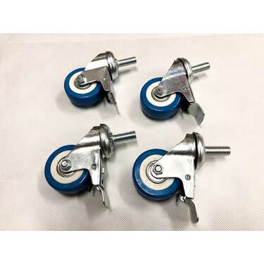 Replacement wheels for VEBO metal tube cages (8mm thread)