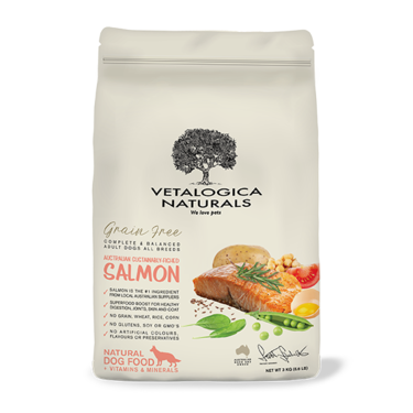 Vetalogica Naturals Grain Free Premium Dog Food (Salmon - 3kg)