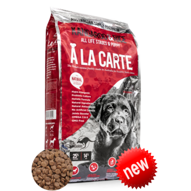 A La Carte Kangaroo & Rice Premium Dry Dog Food (3Kg)