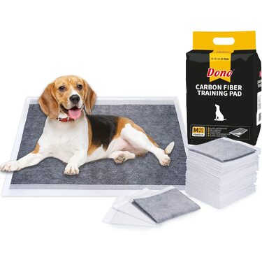 DONO 60cm x 45cm Charcoal Puppy Dog Toilet Training Pads / Mats (50 pack)