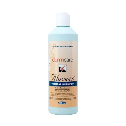 Dermcare Aloveen Oatmeal Premium Shampoo for Pets (500ml)