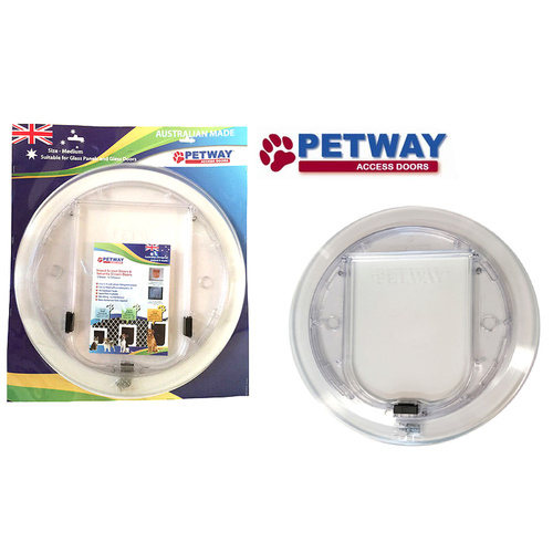 Petway Dog and Cat Door for Glass Panels and Doors [Size: Small]