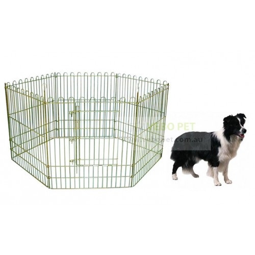 VEBO Extra Heavy Duty 6-Panel Outdoor Pet Dog Exercise Pen (2 sizes)