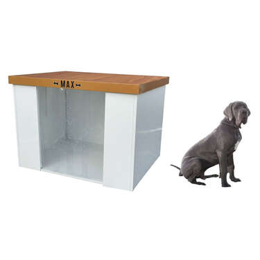 VEBO Chewproof Metal Dog Kennel House (Large 120cm)